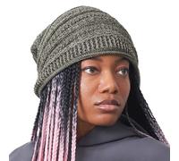 CHARM Berretto Maglia Estivo Leggero Lungo - Slouch Cotone Hipster Beanie Cappello Chimio Cachi