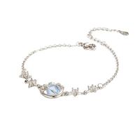 Charm Bracelets, Trendy Bracelets, 2.36x1.57x0.39 Inches Star Moon Design, Sturdy Copper Material, Adjustable Armlets, Suitable for Women, Wife, Mom, Girl