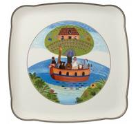 Charm&Breakfast Design Naif, Vassoio Quadrato 30 cm in porcellana