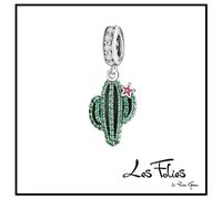 Charm Cactus Deserto Verde ciondolo in argento 925 - Les Folies