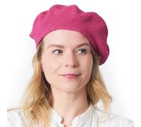 CHARM Cappello A Maglia E Basco Donna | Cappellino All'uncinetto, 100% Cotone, Berretto Francese Da Uomo Crochet, Fatto A Mano, Per l'Estate E l'Inverno