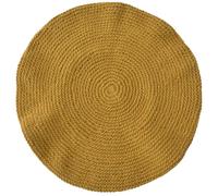 CHARM Cappello A Maglia E Basco Donna, Cappellino all'Uncinetto in 100% Cotone, Berretto Francese da Uomo Crochet Fatto A Mano per L'Estate E l'inverno Giallo Beige