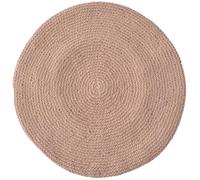 CHARM Cappello A Maglia E Basco Donna, Cappellino all'Uncinetto in 100% Cotone, Berretto Francese da Uomo Crochet Fatto A Mano per L'Estate E l'inverno Rosa Beige