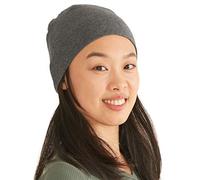 CHARM Cappello Invernale Unisex in 100% Cotone, Berretto Paraorecchie, Cuffia Uomo Invernale, Beanie Donna da Sci, Accessori Invernali & Abbigliamento Grigio Scuro