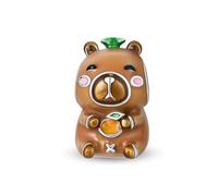 Charm Capybara in argento 925 compatibile con ciondoli Pandora, Trollbeads, Chamilia, Biagi e molti altri braccialetti con ciondoli del Regno Unito.