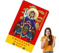 Charm Card 2025 | Carta, supporto per la prosperità dell'anno del serpente, squisite carte di protezione della fortuna per famiglie e amanti
