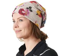 CHARM Casualbox Estate Incurvato Beanie Berretto Cappello Organico Cotone Surfer Hippie Hipster Stitch Fiore Grigio