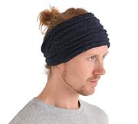 Charm Casualbox Maglione Headband Con Organico Cotone Turbante Moda Capelli Fascia Uomo Da Donna Fatto In Giappone Marino