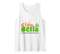 Charm Ciao Bella in grani Italiani, Fatto a Mano Canotta