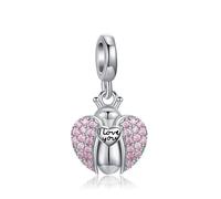 Charm Coccinella Argento 925 Charms Animale compatibili Bracciale Pendente Bead Originale Passions Moments Regalo Gioielli
