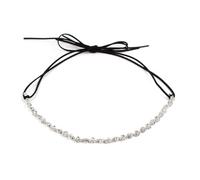 Charm con nappe di cristallo, catena decorativa per cappello con strass, per un look elegante