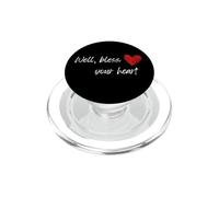 Charm con scritta "Well Bless Your Heart", regalo divertente PopSockets PopGrip per MagSafe