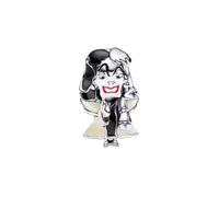 Charm Cruella de Vil in argento sterling 925, compatibile con ciondoli Pandora e molti altri bracciali con ciondoli.