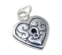 Charm cuore in argento sterling .925 x 1 Hearts & Love charms