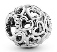 Charm cuori con lavorazione openwork