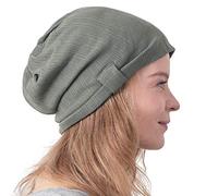 CHARM Da Donna Beanie Berretto Cotone - Estate Cappello Maglione Cappellino Leggerezza Peso Profilo Bohémien Cachi