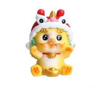 Charm di buon auspicio per lo zodiaco design creativo in questa statuetta di drago in resina per la celebrazione di Capodanno (B)