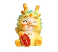 Charm di buon auspicio per lo zodiaco design creativo in questa statuetta di drago in resina per la celebrazione di Capodanno (C)