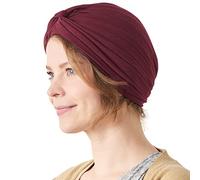 CHARM Donna Estate Cotone Turbante - Chemio Copricapo Cabeza Fortune Teller Hat Cremisi