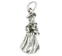 Charm donna laureata in argento sterling .925 x 1 ciondoli laurea