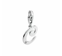CHARM DONNA SAGAPO CIONDOLO LETTERA C IN ACCIAIO S'AGAPO SHA181