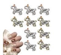 Charm e Gemme per Unghie - 10 Pezzi per Manicure a Forma di Cavallo - Decorazioni Cellulari - per Artisti Spose Feste Eventi Speciali Principianti Amanti della Bellezza Studenti Donne Ragazze Casa