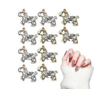 Charm e Gemme per Unghie - 10 Pezzi per Manicure a Forma di Cavallo,Decorazioni Cellulari - per Artisti Spose Feste Eventi Speciali Principianti Amanti della Bellezza Studenti Donne Ragazze Casa