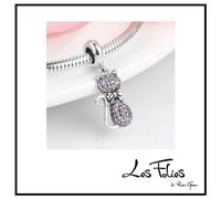 Charm Gatto in argento 925 - Les Folies