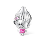 Charm in argento 925 a forma di personaggio Troll, compatibile con braccialetti Pandora, Trollbeads, Chamilia, Biagi e molti altri braccialetti con ciondoli del Regno Unito.