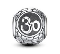 Charm in argento sterling 925 il 30 ° compleanno per bracciali Pandora