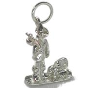 Charm in argento sterling Dick Whittington .925 x 1 Pantomime Story Charms