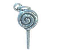 Charm in argento sterling lecca-lecca .925 x 1 ciondoli caramelle e dolci