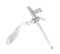 Charm in argento sterling pipa della pace .925 x 1 ciondoli nativi americani pip