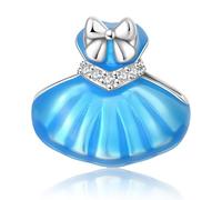 Charm in argento Sterling S925 per braccialetti e collane Pandora, a forma di quadrifoglio portafortuna, con fiocco rosa, ciliegia, farfalla, idea regalo per donne, San Valentino, festa della mamma