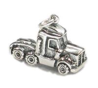 Charm in argento sterling Truck Cab Semi camion .925 x 1 Charms Trucks Cabs
