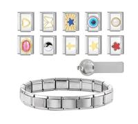 Charm italiano personalizzabile per braccialetti e gioielli da indossare tutti i giorni, Misura unica, come descritto