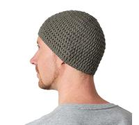 CHARM Kufi Cranio Cappellino Cotone Preghiera Cappello Uncinetto Maglione Morbido Pelle Cura Antracite
