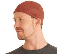CHARM Kufi Hat - Berretto da Uomo in Cotone con Teschio, Realizzato a Mano, 2 Taglie, Arancione, M