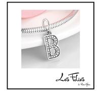 Charm Lettera B Alfabeto ciondolo in argento 925 - Les Folies