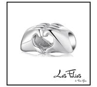 Charm mani unite a cuore Amicizia Amore ciondolo in argento 925 - Les Folies
