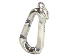Charm moschettone in argento sterling .925 x 1 Charms per arrampicata e scalatore