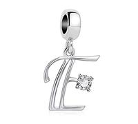 Charm New 2024 MariaFonte Adatto per Tutte Marche Bracciali Collane Lettera Alfabeto Iniziale Nome Argento Compleanno Anniversario Ciondoli Originale Amicizia Mamma Bead Cuore Natale Pendente
