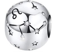 Charm New 2024 MariaFonte Compatibile Tutte Marche Bracciali Collane Zodiaco Segni Zodiacali Oroscopo Portafortuna Argento Compleanno Anniversario Originale Offerte Amicizia Mamma Bead Cuore Natale