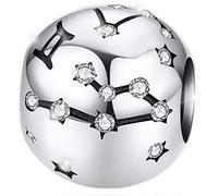Charm New 2024 MariaFonte Oroscopo Argento Bead Cuore Anniversario