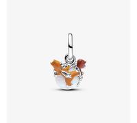 Charm Pandora Disney Cip e Ciop e Pallina di Natale 793532C01 Ciondolo Pendente