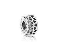 CHARM PANDORA DISTANZIATORE CUORI LUMINOSI
