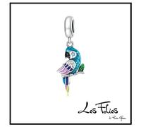 Charm Pappagallo Multicolor Pirati PeterPan ciondolo in argento 925 - Les Folies