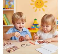 Charm Per Borsa Capibara,Kit Creativo Fai da Te per Bambini Attività Manuali Giocattolo - Perline per Realizzare Portachiavi,Regalo Creativo per Bambini Gioco Educativo