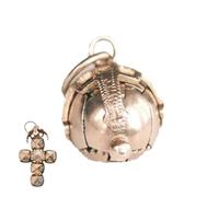 Charm per Borsa Pendente In Stile Vintage Con Sfera, Croce E Motivo A