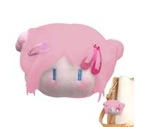 Charm per borsa per bambola,Ciondolo per borsa per bambole - Decorazione portachiavi per bambola con testa di panino, portachiavi con pupazzo di peluche del fumetto, ciondolo creativo per zaino per né